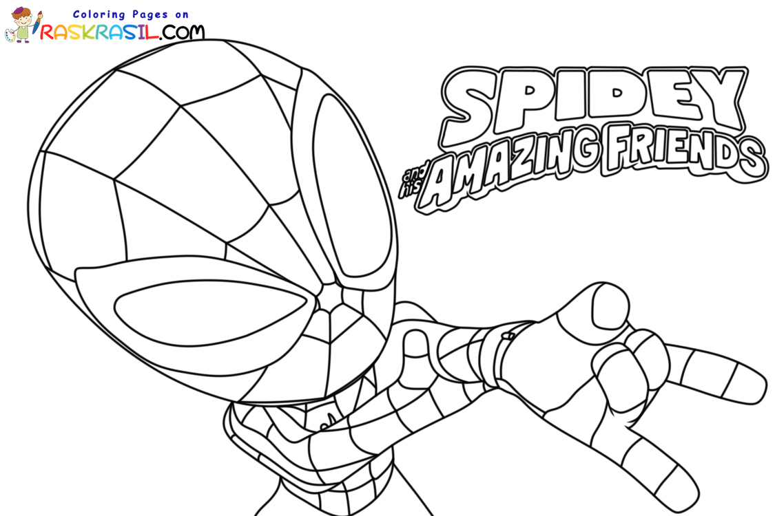 Spidey and His Amazing Friends Coloring Pages