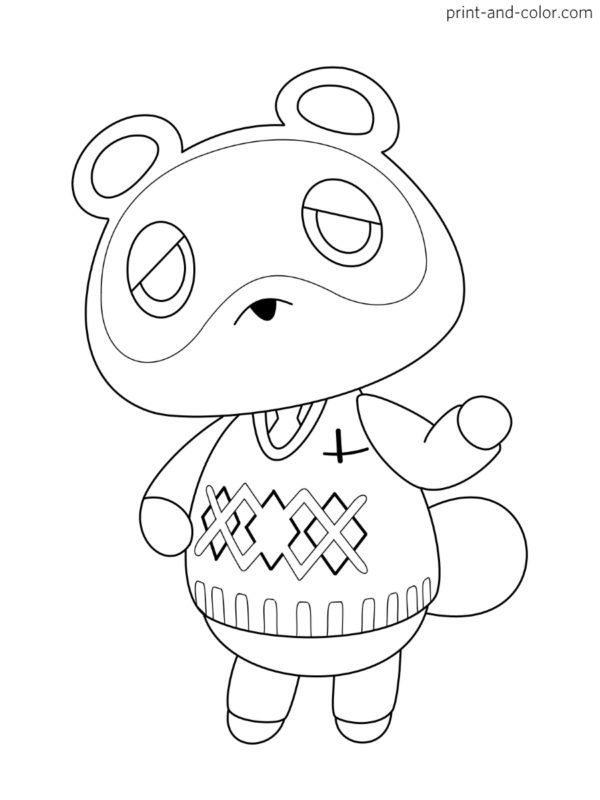 Animal Crossing New Horizons Coloring Book | Made By Teachers