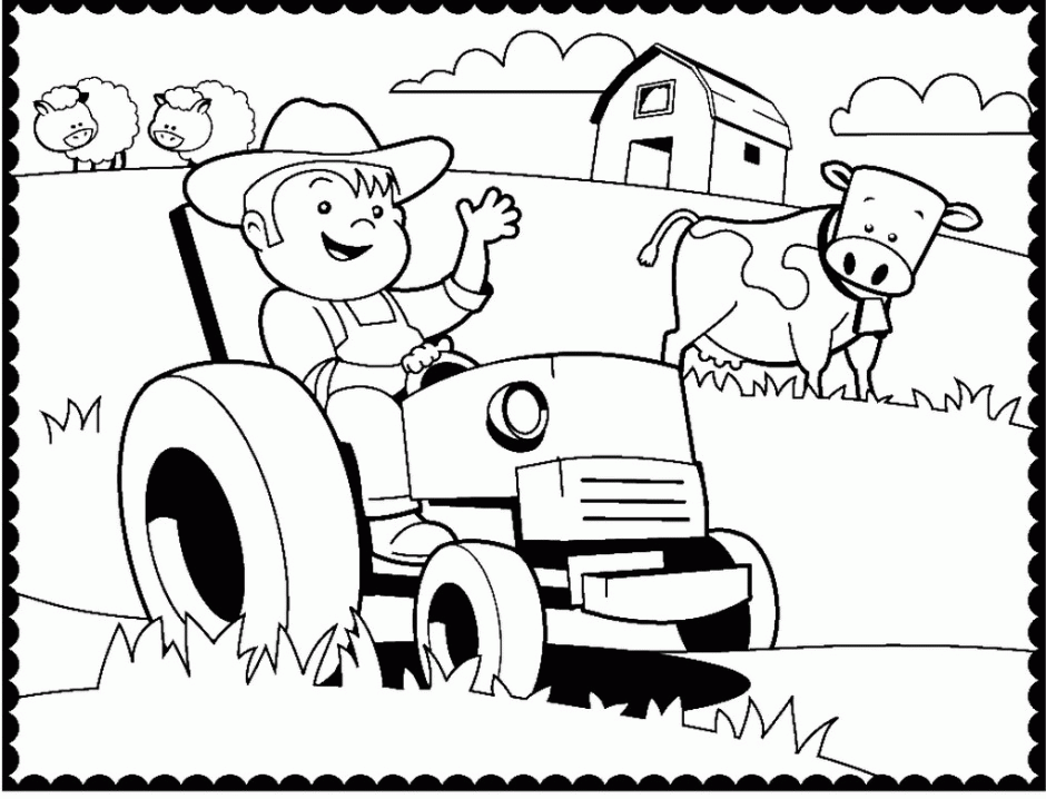 Free Print Out Tractor Coloring Pages For Preschool - VoteForVerde.com