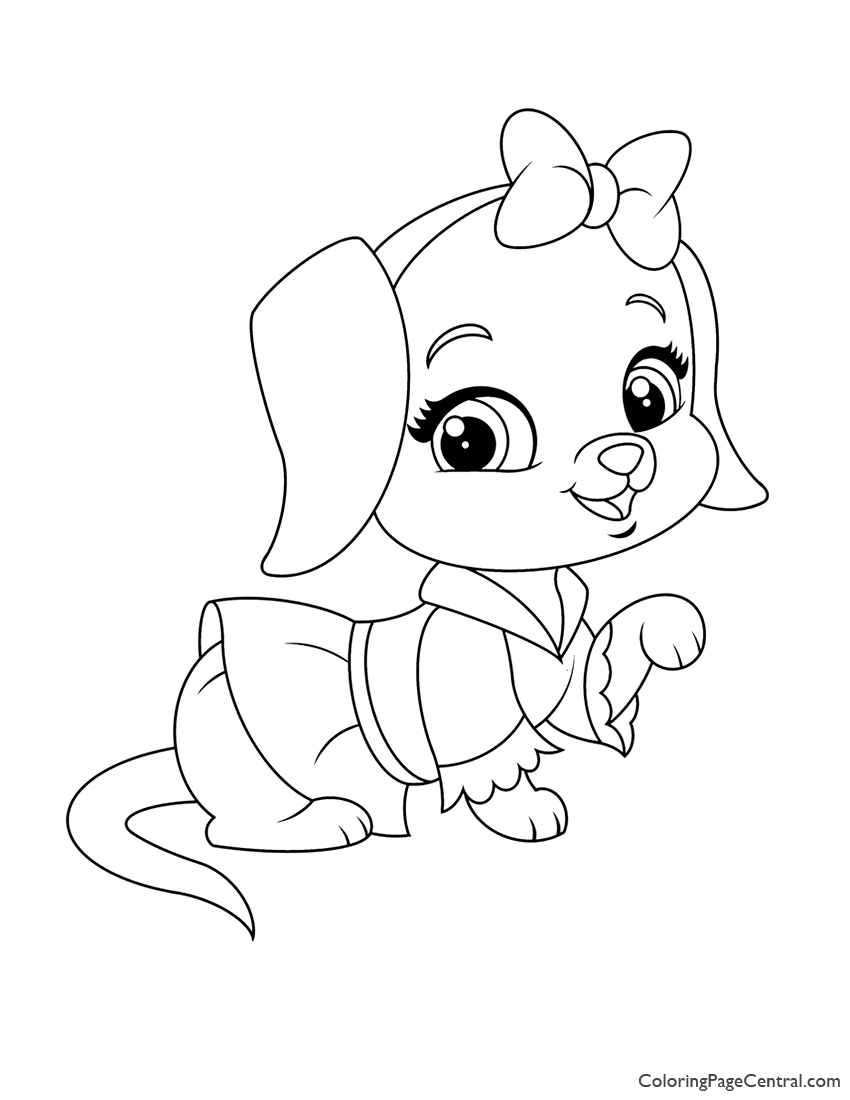 Whisker Haven Lucy Coloring Page | Coloring Page Central