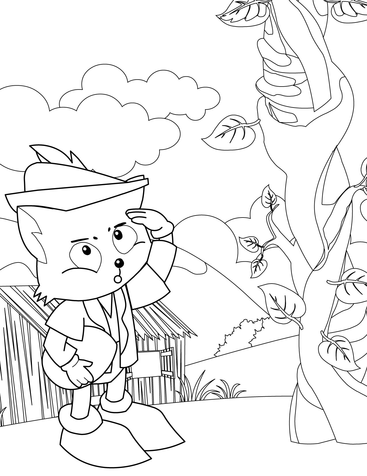 magnificent Jack And The Beanstalk Coloring Pages : New Coloring ...