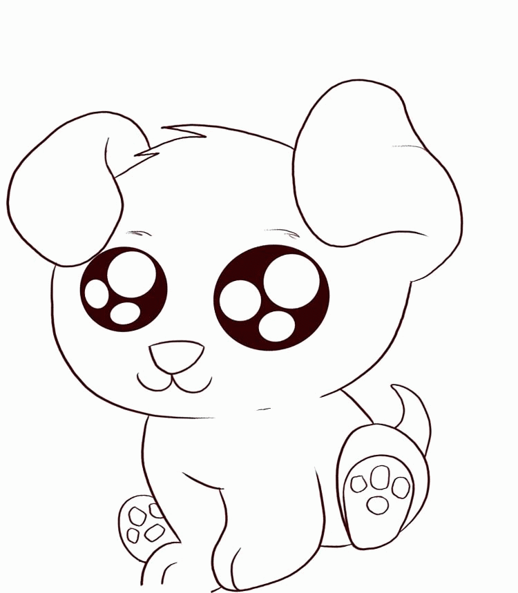 Printable Coloring Pages Of Kittens And Puppies - High Quality ...