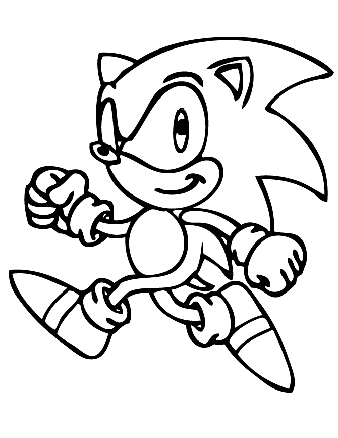 Classic Sonic The Hedgehog Coloring Pages - Coloring Pages For All ...