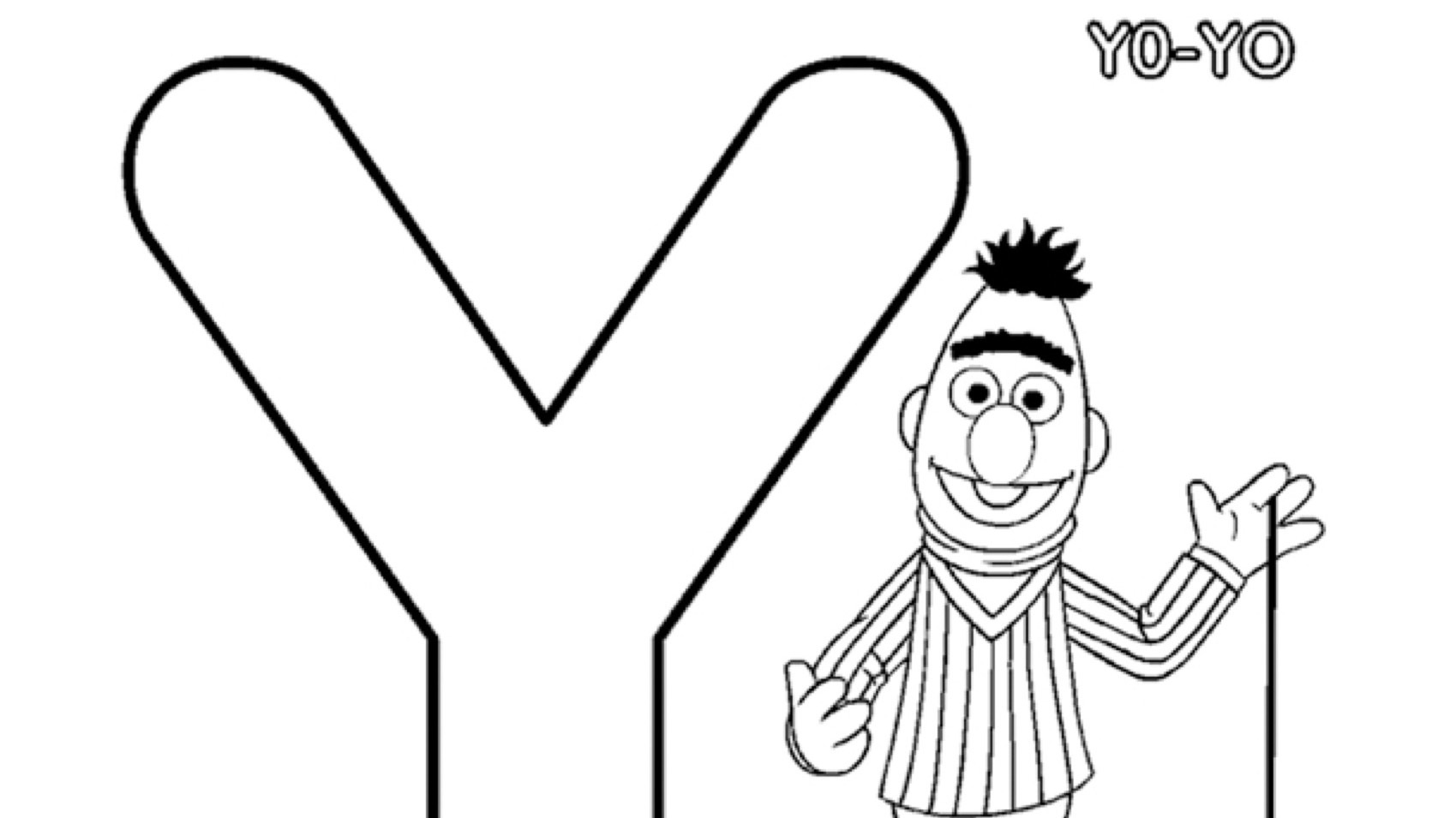 The Letter Y Coloring Page | Kids Coloring… | PBS KIDS for Parents