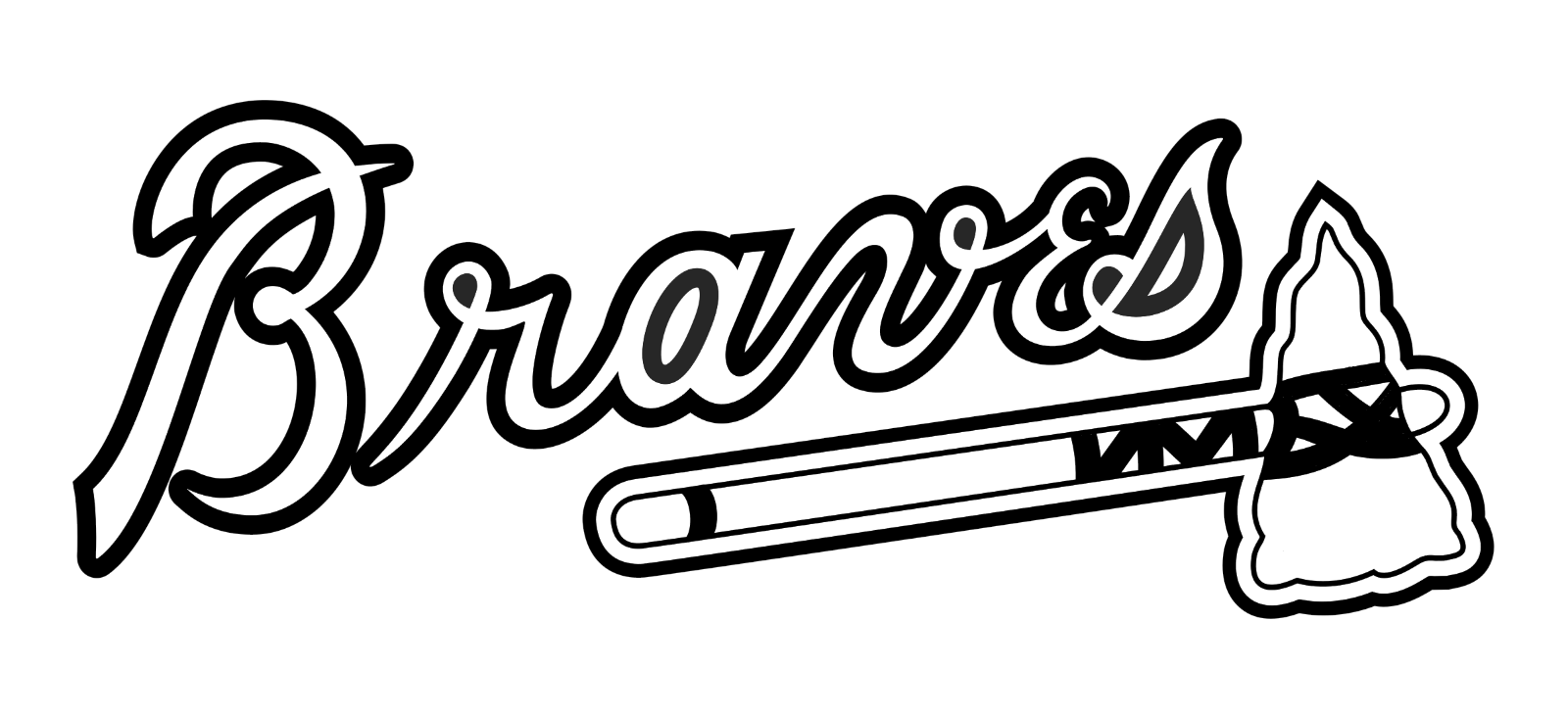 Atlanta Braves logo MLB Vinyl Decal ...