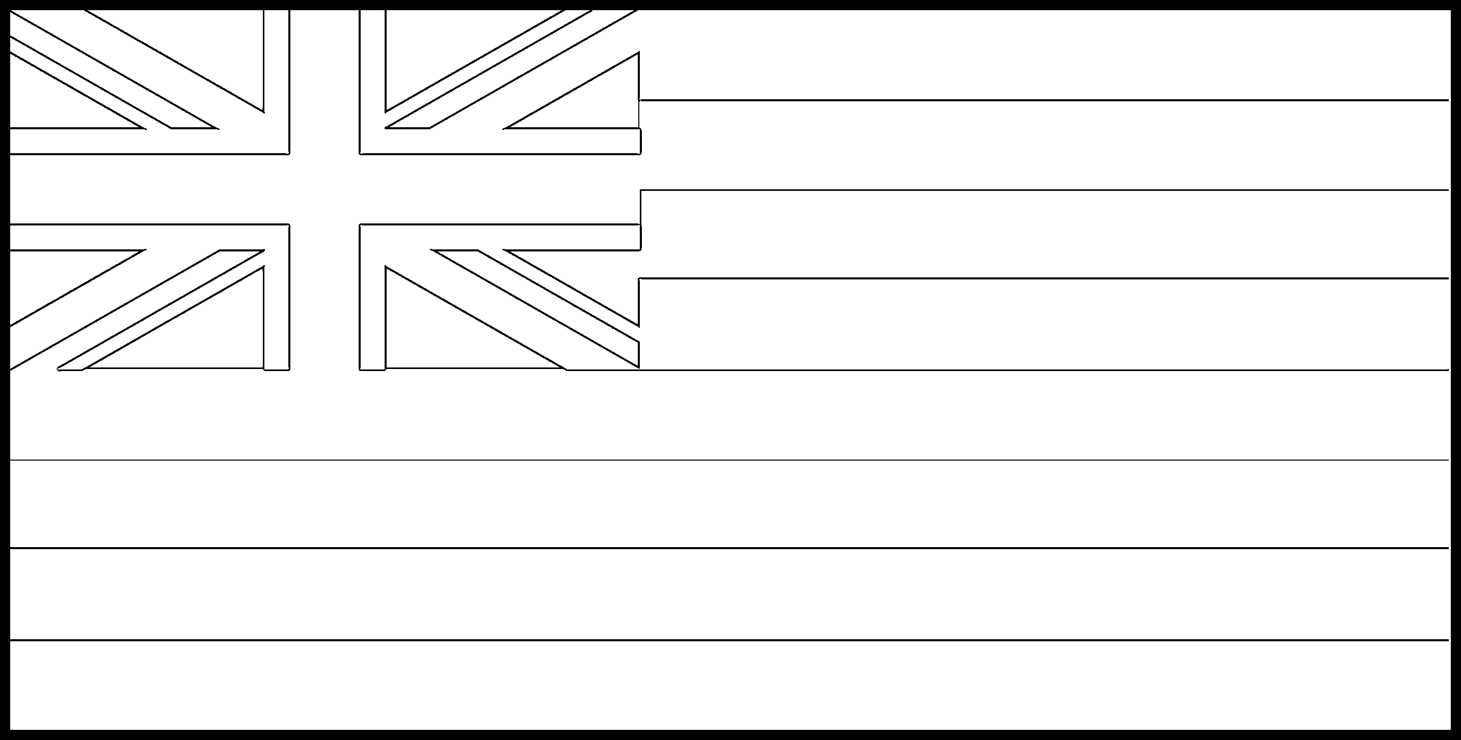 Hawaii Flag Coloring Page – State Flag Drawing – Flags Web