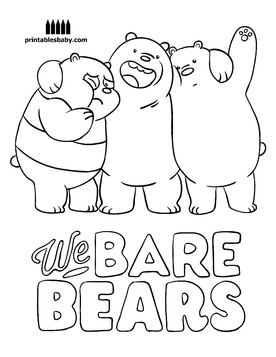 We Bare Bears | Dibujos de escandalosos, Portada de cuaderno de ...