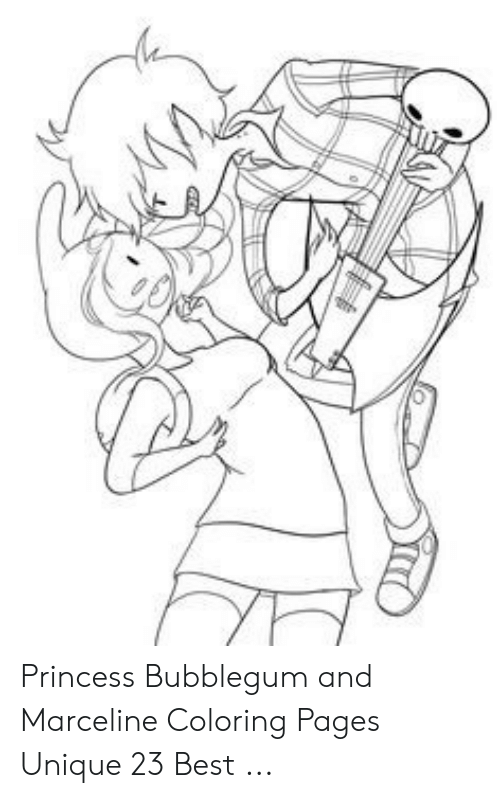 Princess Bubblegum and Marceline Coloring Pages Unique 23 Best ...