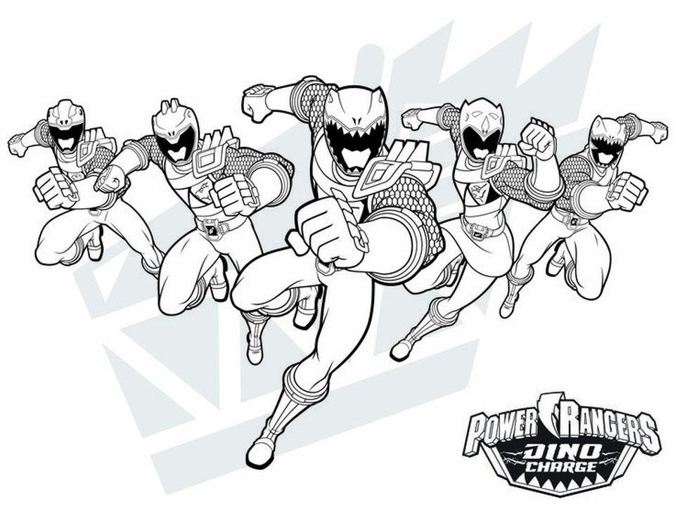 20+ Free Printable Power Ranger Dino Charge Coloring Pages -  EverFreeColoring.com