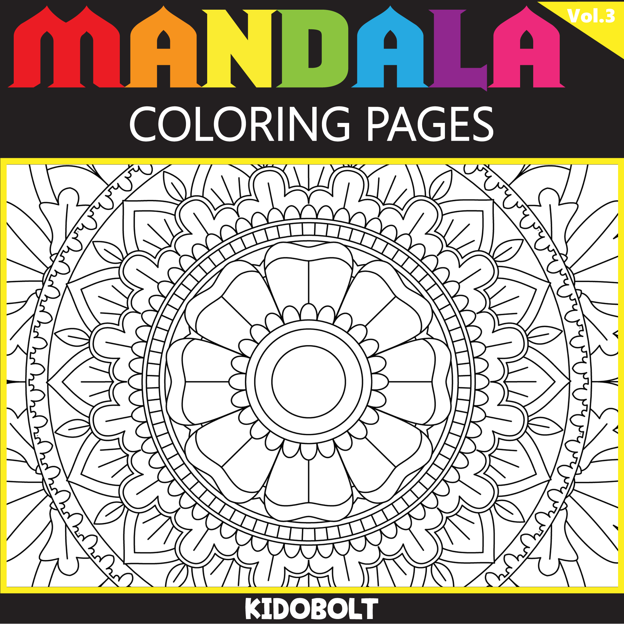 Mandala Coloring Pages Vol 03 - Made By Teachers