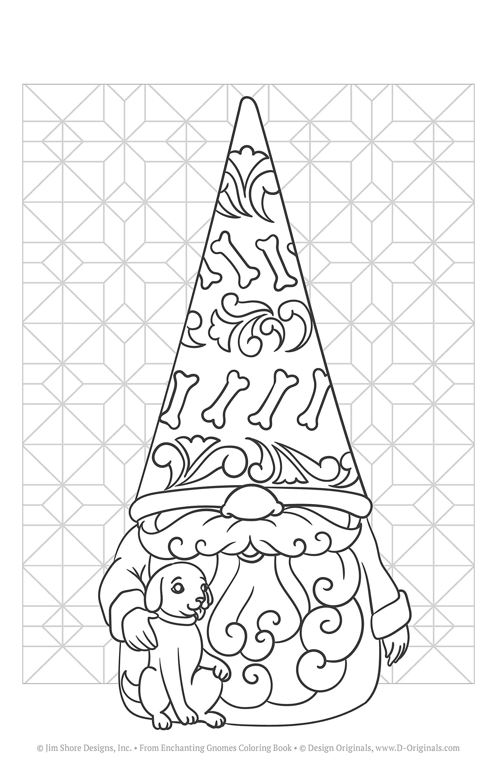 Amazon.com: Jim Shore Enchanting Gnomes Coloring Book: An Inspirational  Collection of Whimsical Characters (Design Originals) 8x5 Spiral Adult Coloring  Book - 32 Folk-Art Inspired Designs on Perforated Paper: 9781497205840: Jim  Shore: Books