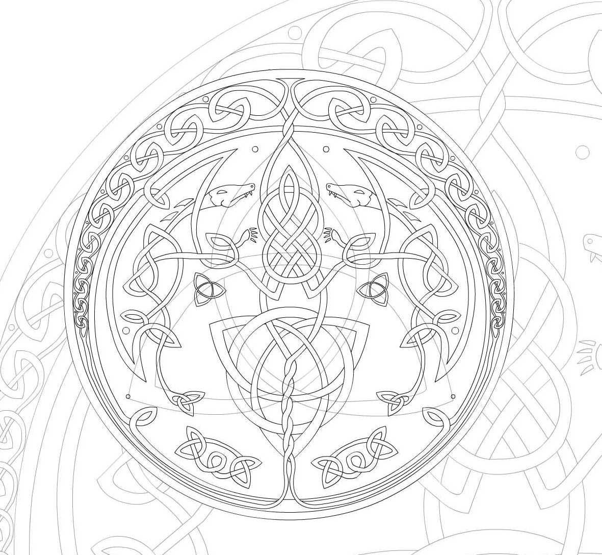 Celtic Mandala Coloring Pages - AZ Coloring Pages | Mandala coloring pages, Celtic  mandala, Mandala coloring