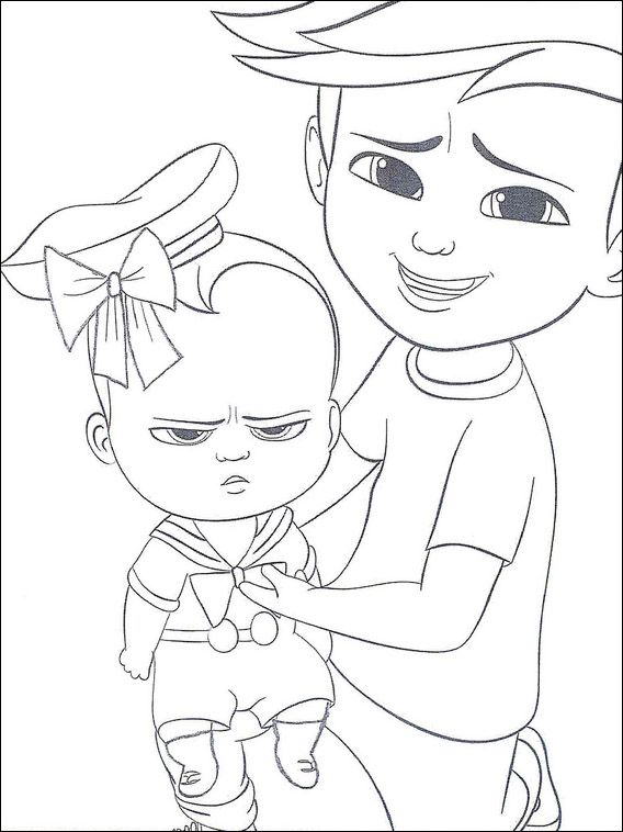 Boss Baby Coloring Pages 7 | Baby coloring pages, Boss baby, Cartoon coloring  pages
