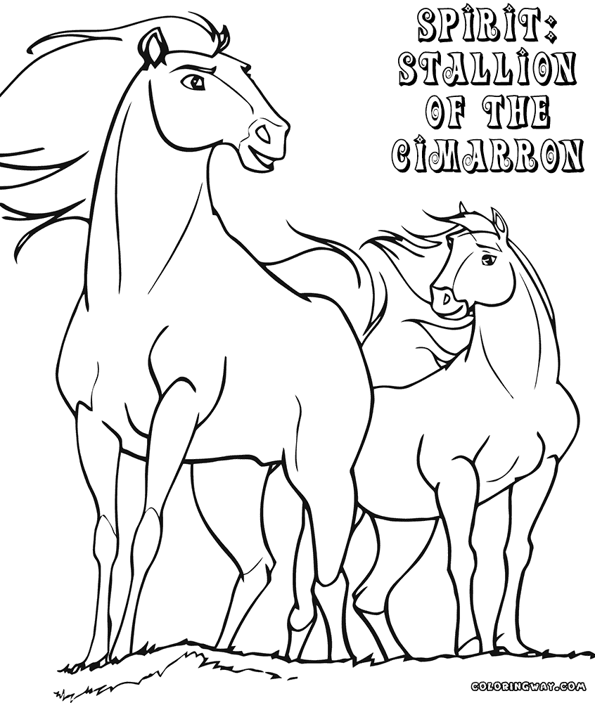 Spirit Cimarron coloring pages | Coloring pages to download and print