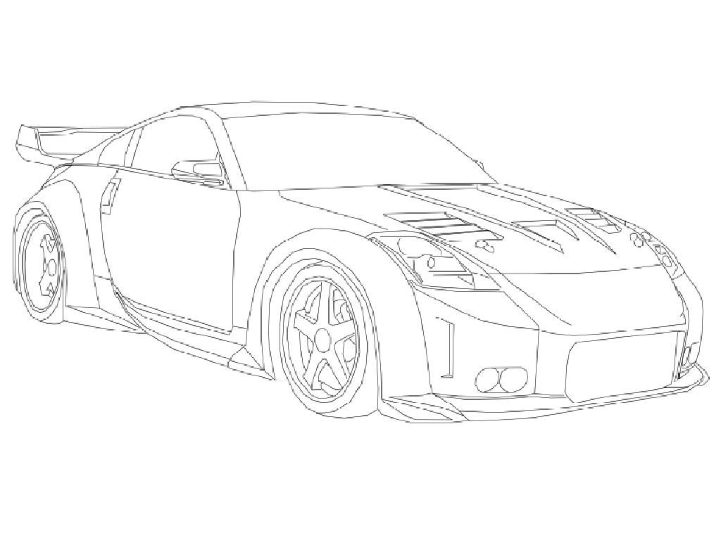 Free coloring pages of draw a drift car ...pinterest.com