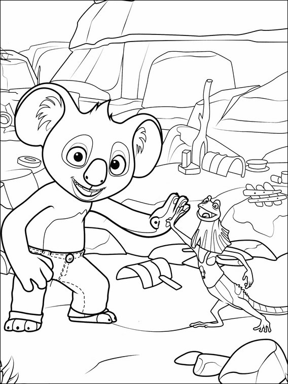 Blinky Bill Coloring 14