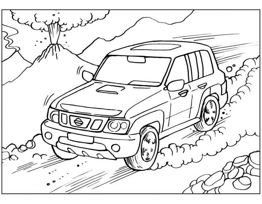 Nissan Coloring Pages to download and print for free