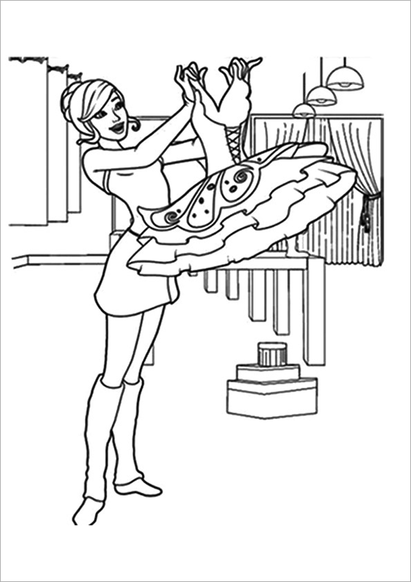 23+ Barbie Coloring Pages - DOC, PDF, PNG, JPEG, EPS