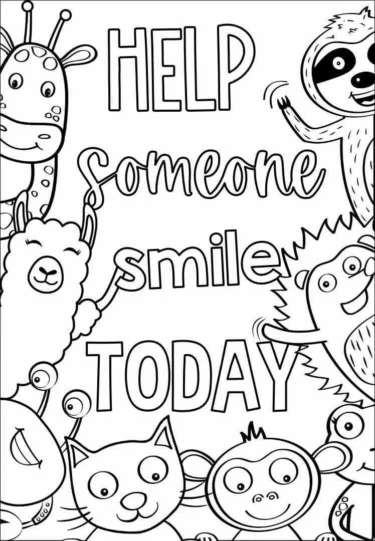 World Smile Day Coloring Pages, Fun ...