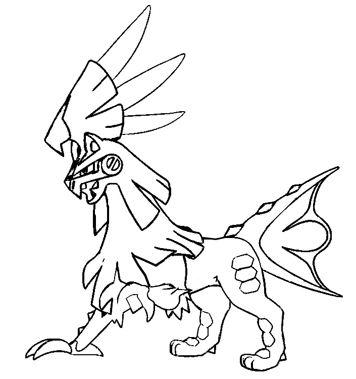 Coloring Pages Pokemon - Silvally - Drawings Pokemon