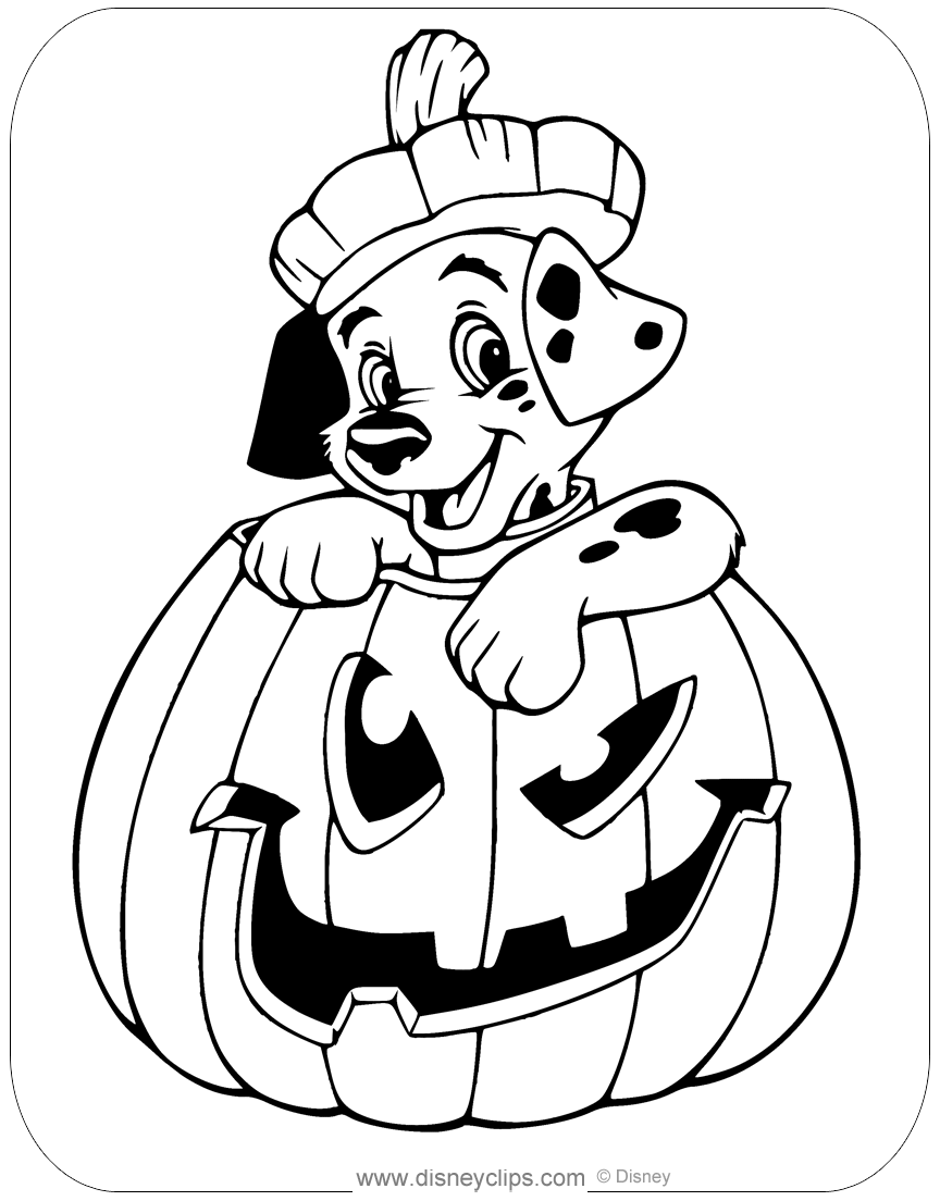 Disney Halloween Coloring Pages (7 ...