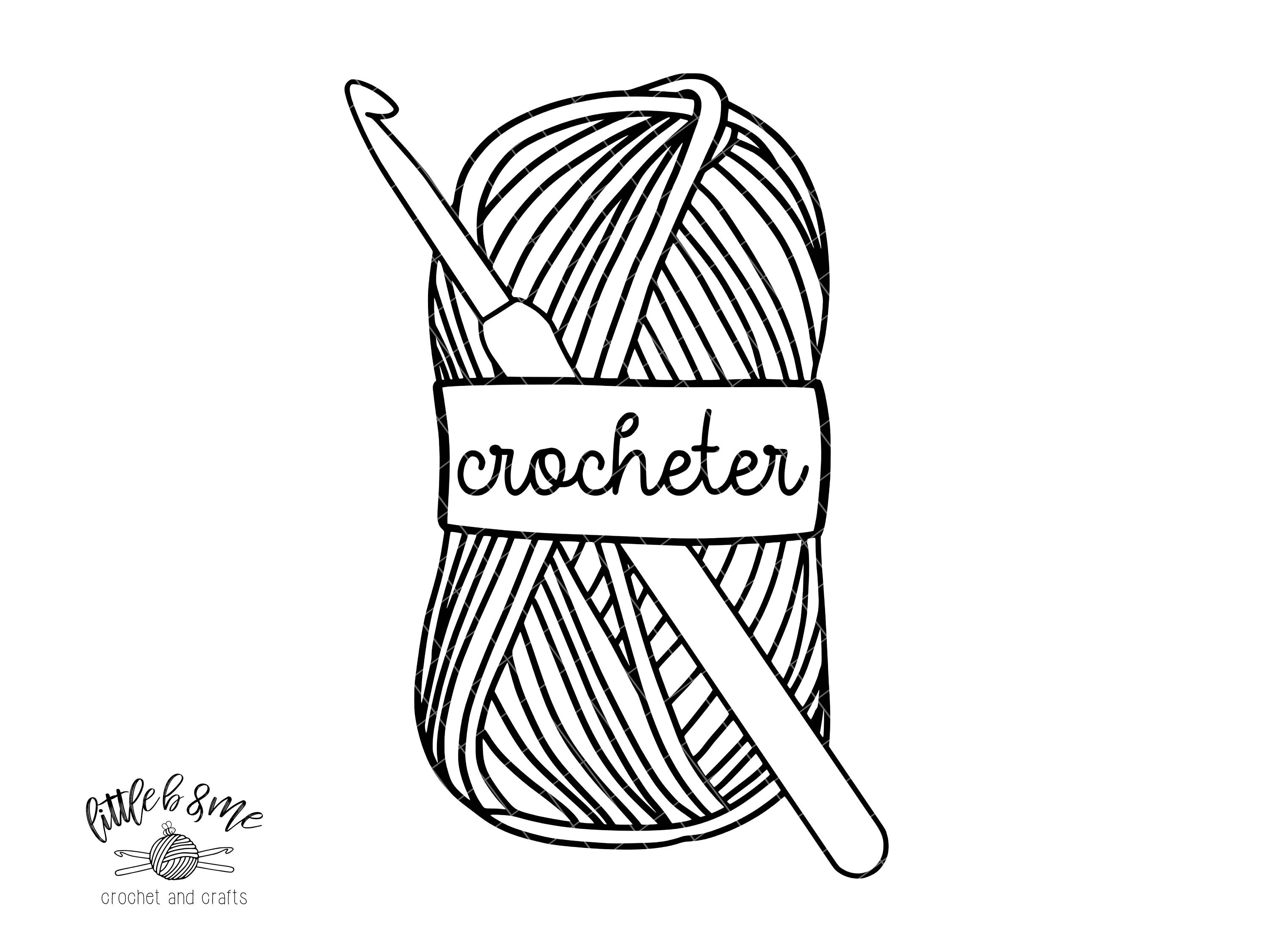 Crochet SVG Crocheter SVG Crochet Hook ...