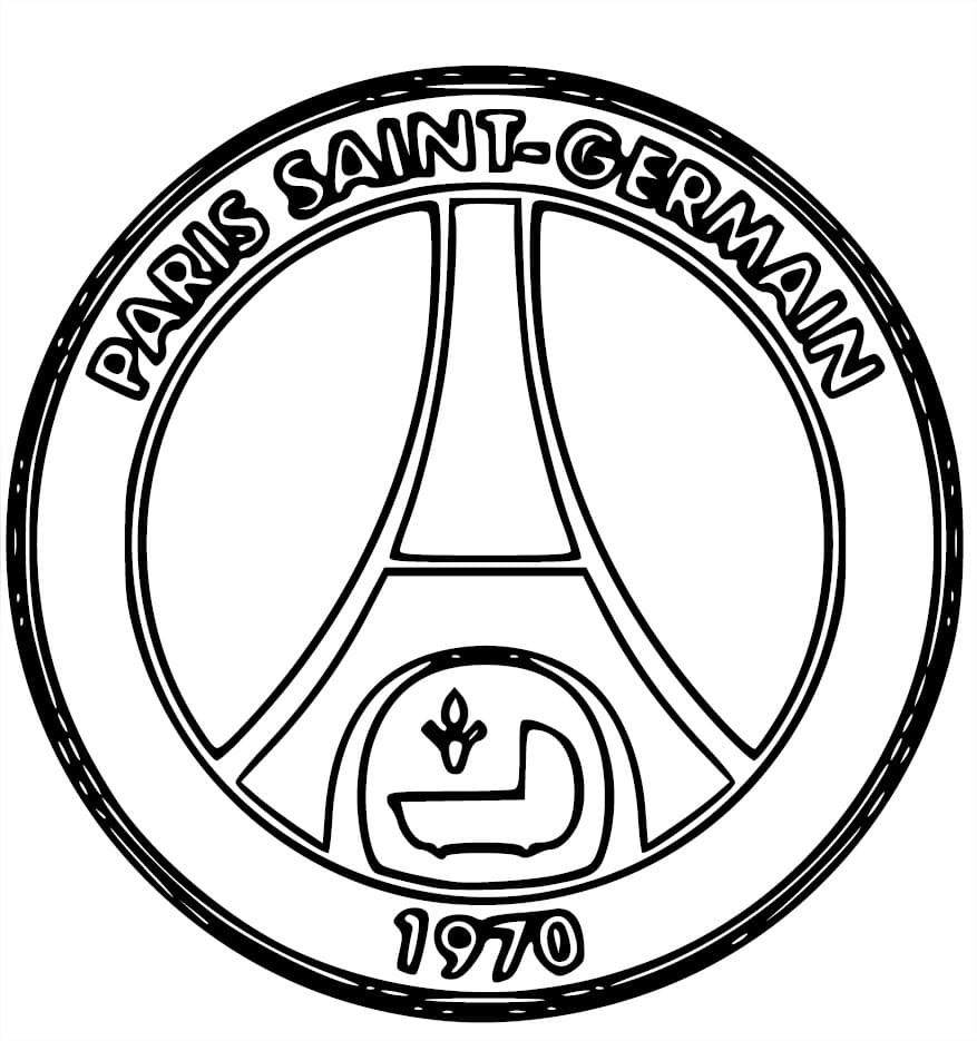 Free Paris Saint-Germain coloring page ...