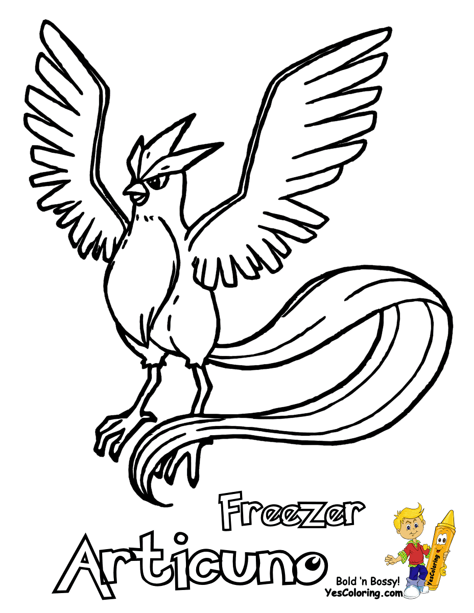 de articuno Colouring Pages in Pokemon Coloring Pages Articuno ...