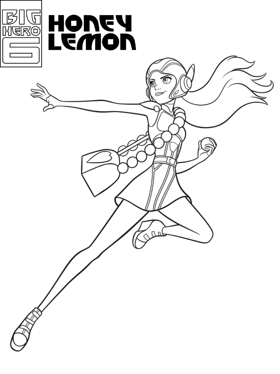 Big Hero 6 coloring pages | Print and Color.com