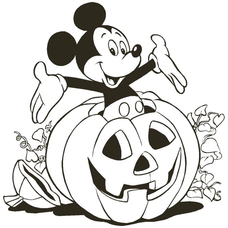 Color Halloween Coloring Pages - Coloring Pages For All Ages