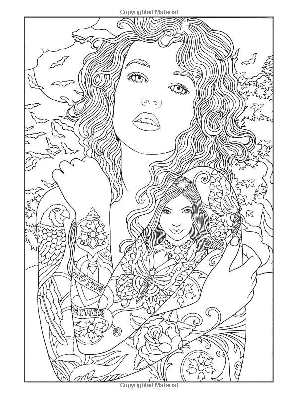 Tattoo Art Coloring Pages