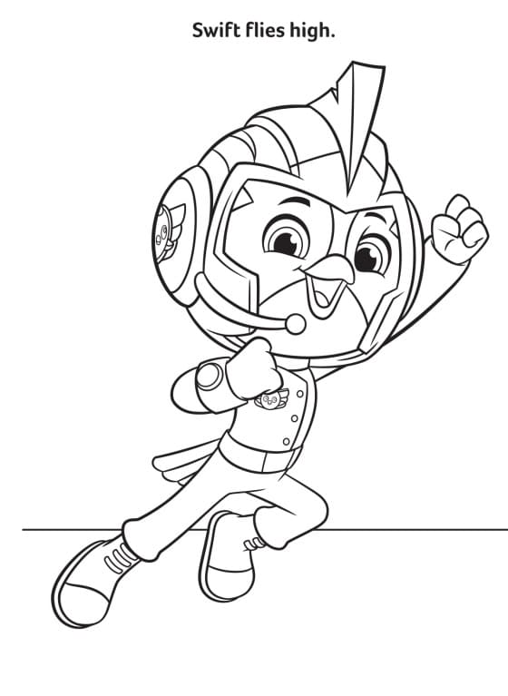 Top Wing Swift Coloring Page - Free Printable Coloring Pages for Kids