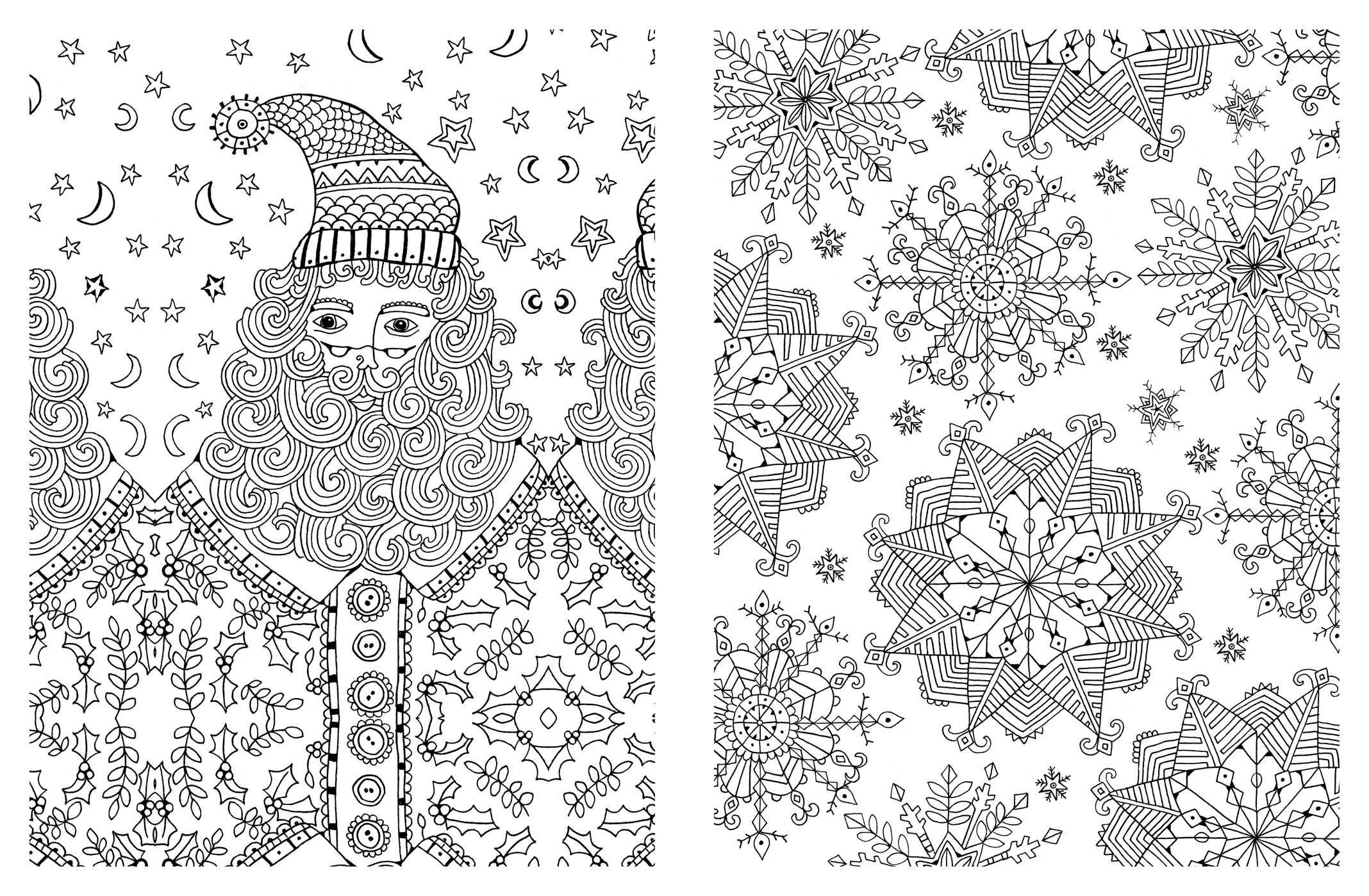 Advanced Xmas Coloring Pages - Coloring Pages For All Ages