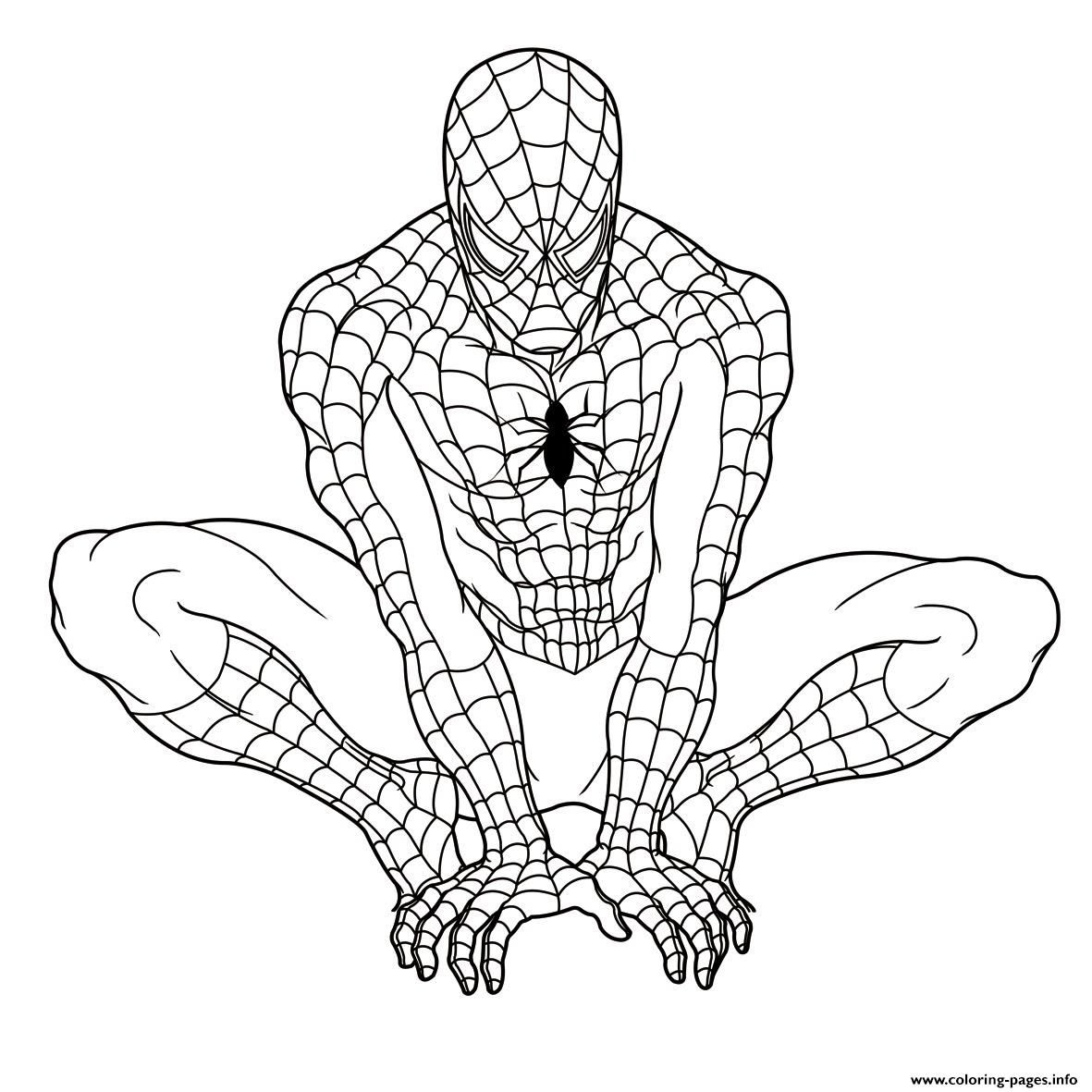 SPIDERMAN Coloring pages