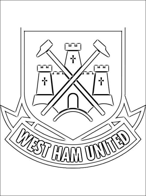 English Football Coloring Pages