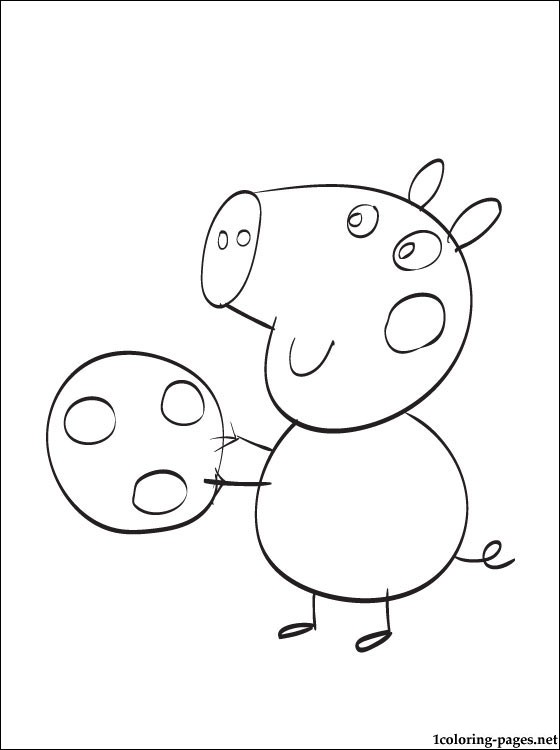 George Pig coloring page | Coloring pages