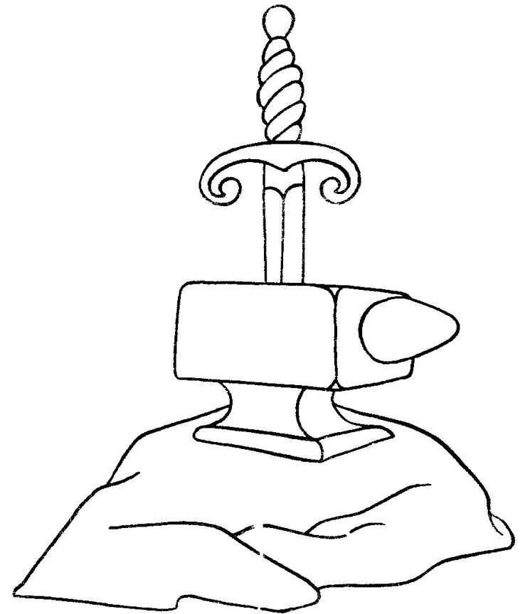 sword in the stone svg - Clip Art Library