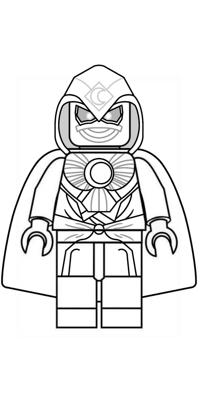 Lego Moon Knight and a WIP MCU Moon Knight : r/just2good