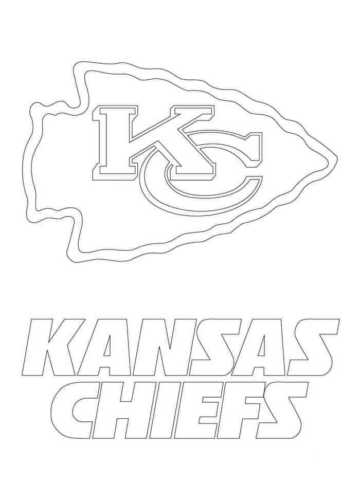 Kansas city chiefs logo, Coloring pages ...