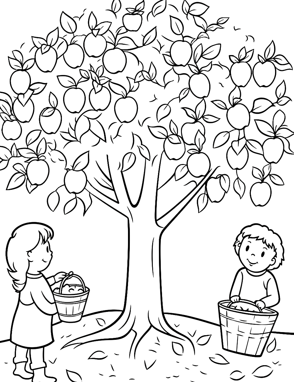25 Fall Coloring Pages: Free Printable ...