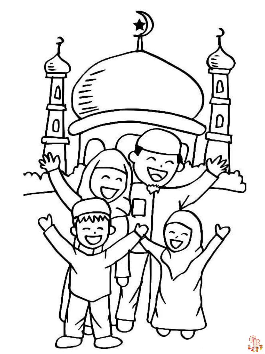 Printable Islam Coloring Pages Free For ...