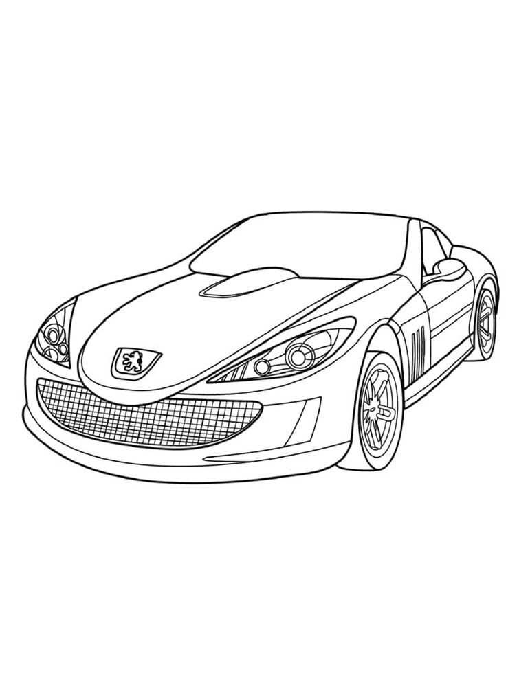 Peugeot coloring pages | Coloring pages ...
