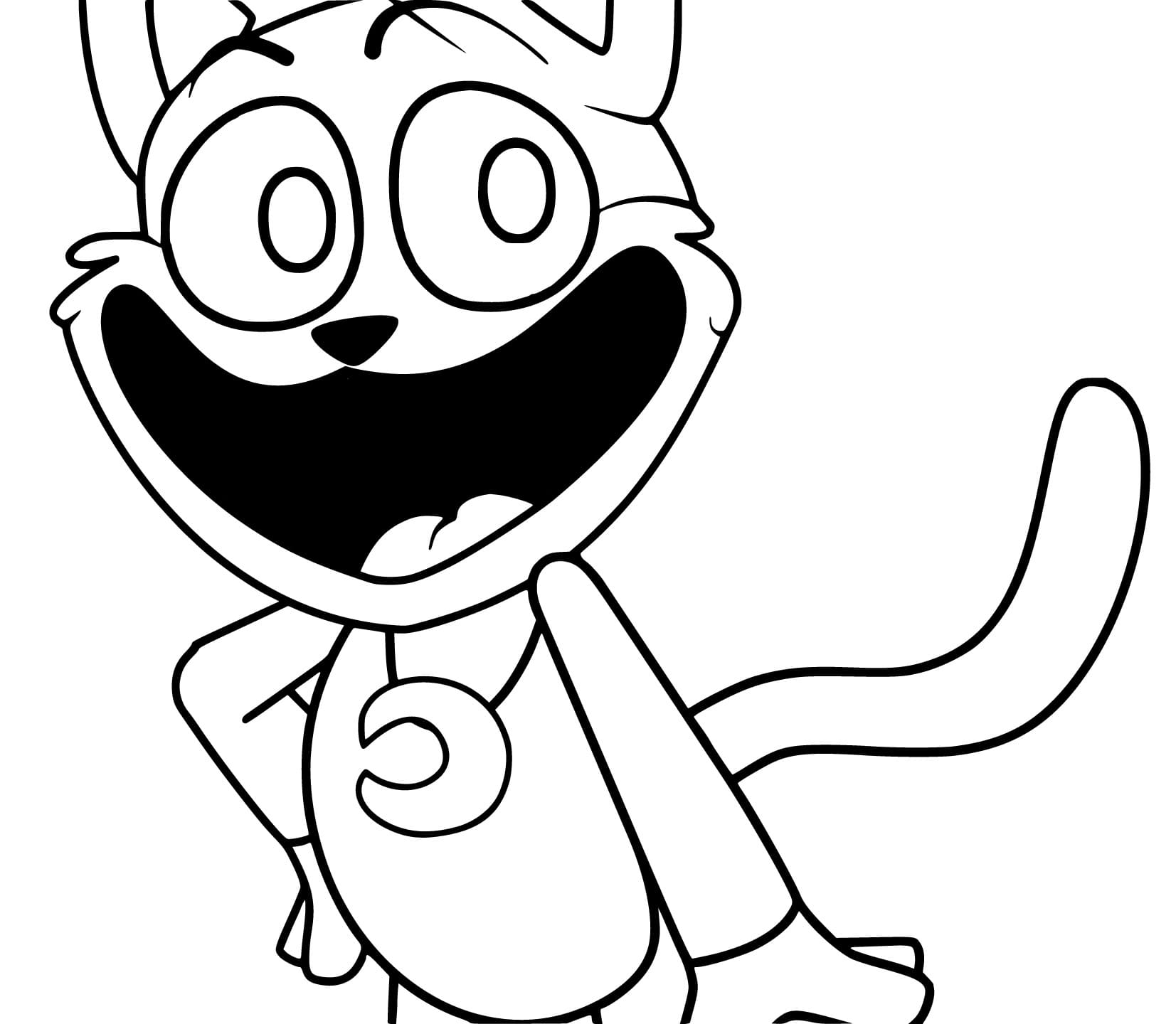 Friendly Catnap coloring page ...
