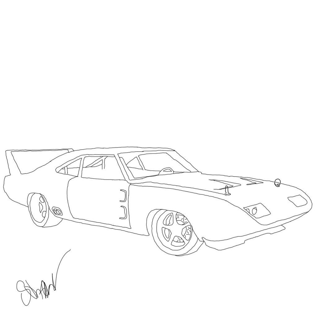 Fast and Furious Dodge Charger Coloring Pages - Get Coloring Pages