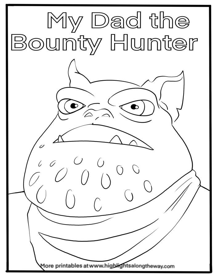 My Dad the Bounty Hunter Coloring Pages