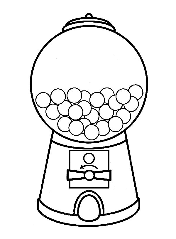 Gumball Machine Coloring Pages for Kids - Free & Printable ... - ClipArt  Best - ClipArt Best