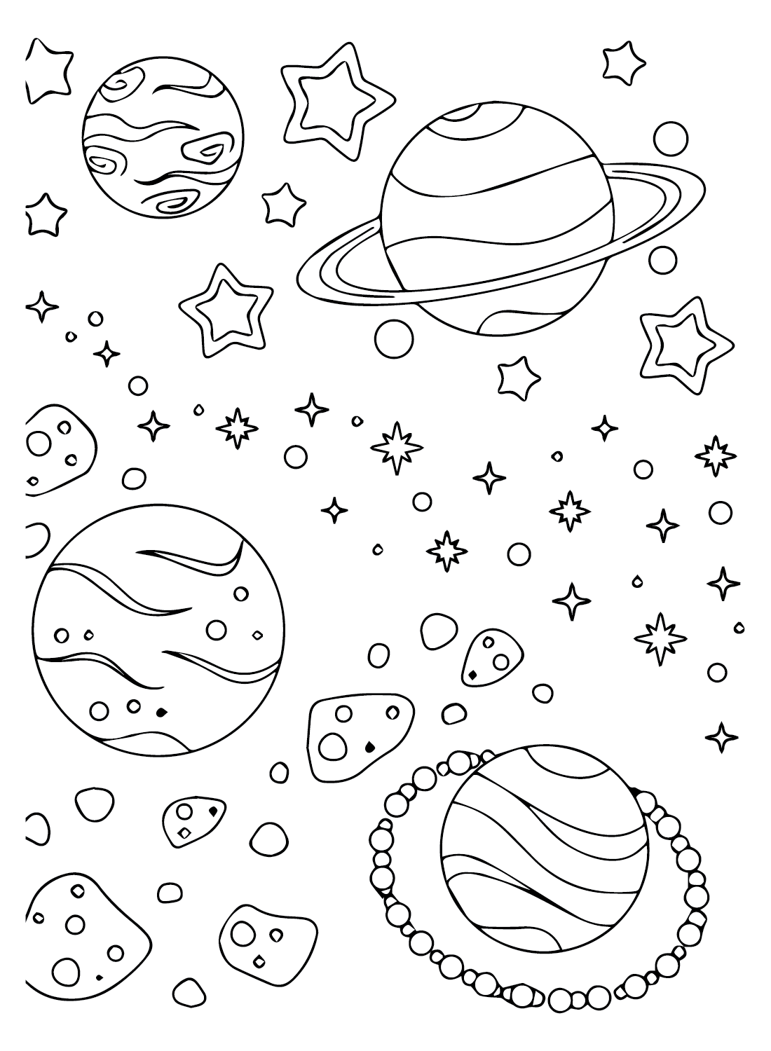 Galaxy Coloring Pages Printable for ...