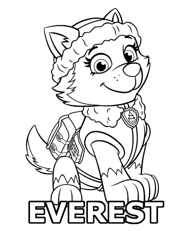 Everest coloring page Paw Patrol