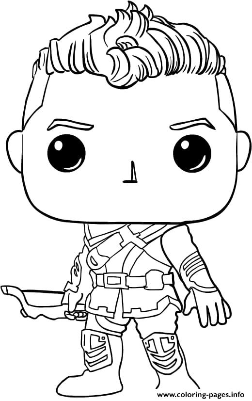 Funko Pops Marvel Avengers Coloring Pages Printable