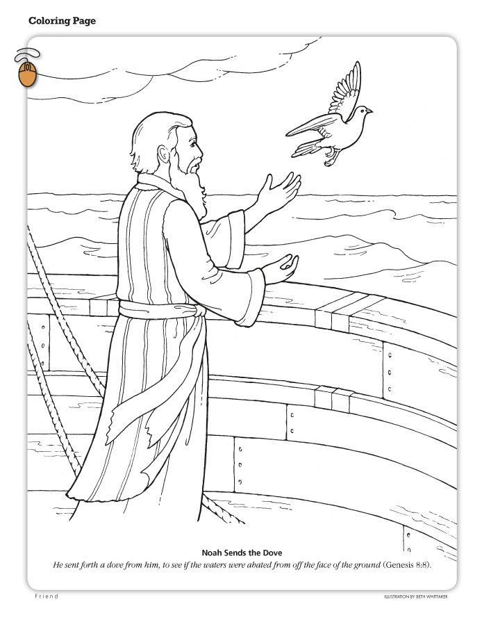 Bible coloring pages, Dieren and Noah ark